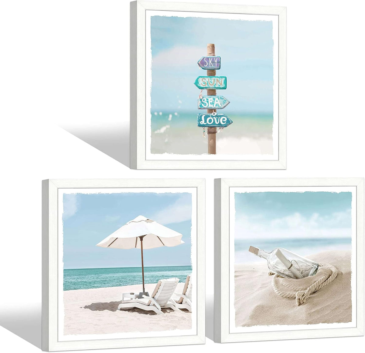 13''x13'' Framed Beach Shell Wall Art V7217