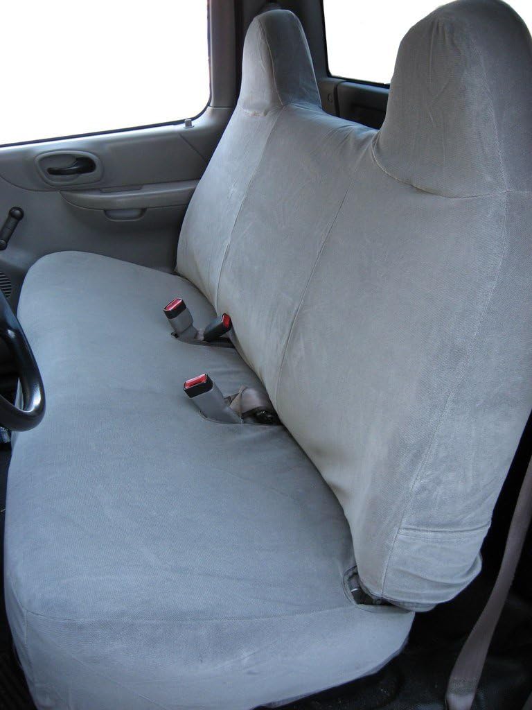Gray Automotive Velor Bench Seat Covers H793