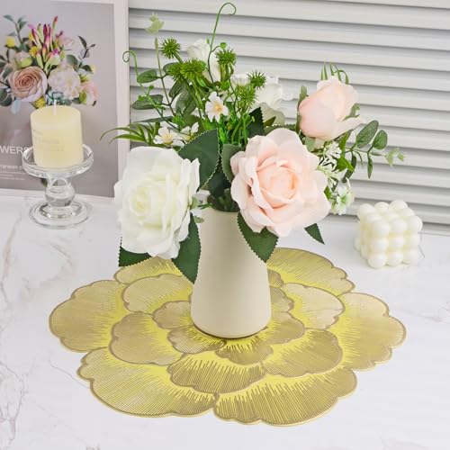 Gold Vinyl Placemats Set of 6 A832566