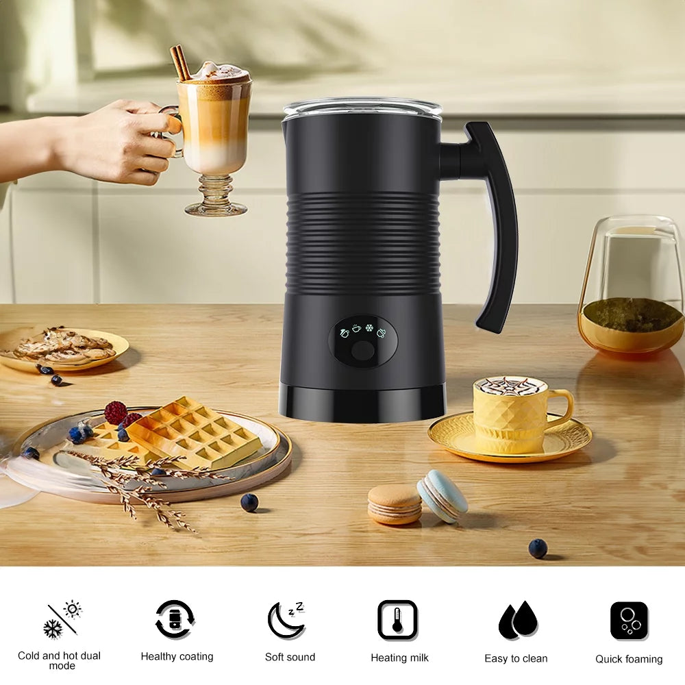 400W 4 in 1 Stainless Steel Electric Milk Frother and Steamer Y929785