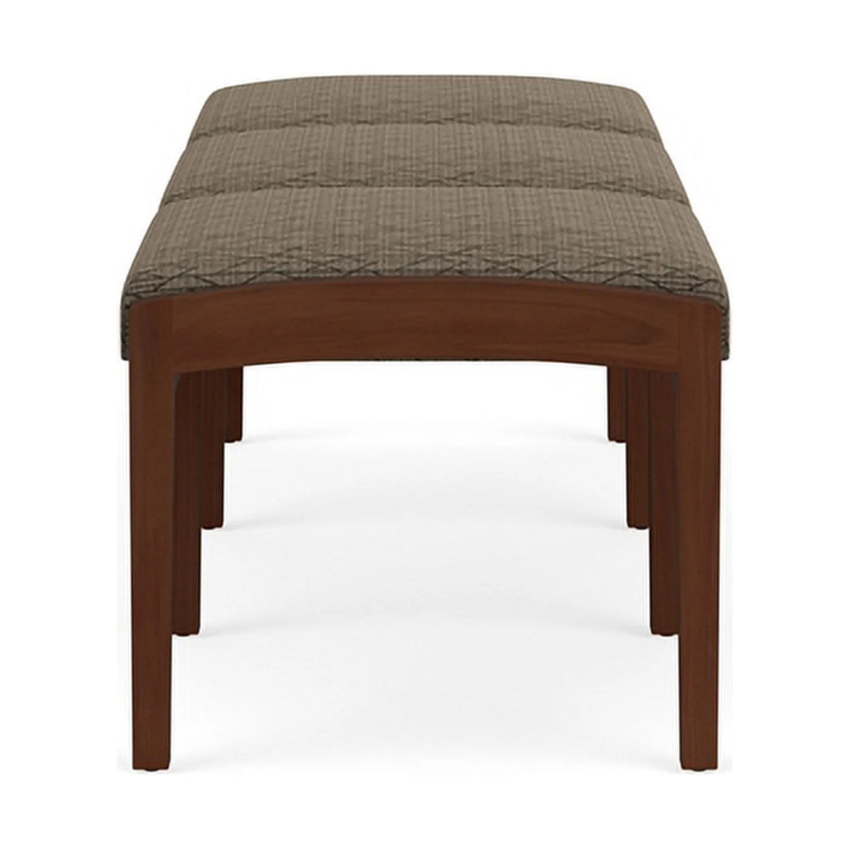 Wood 3-Seat Fabric Reception Bench K300