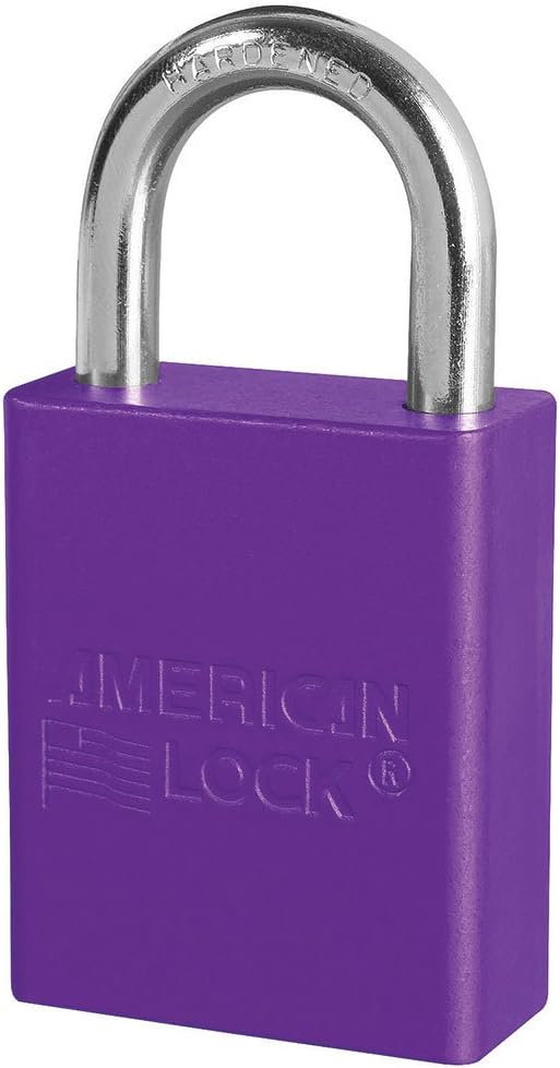 6 Pack Solid Aluminum Body Padlock F589