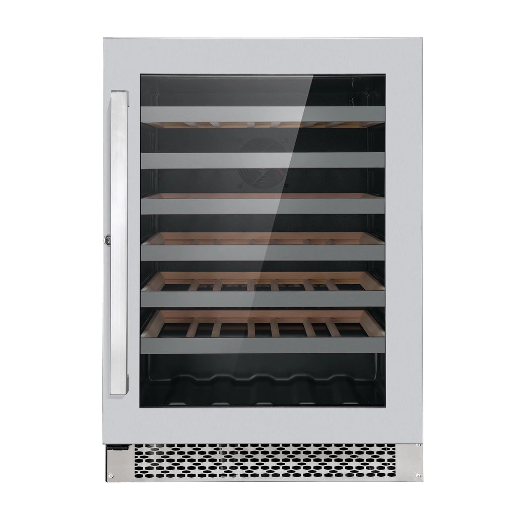 3 Piece Kitchen Appliance Package with Gas Range Range Hood and Wine Refrigerator Q58959