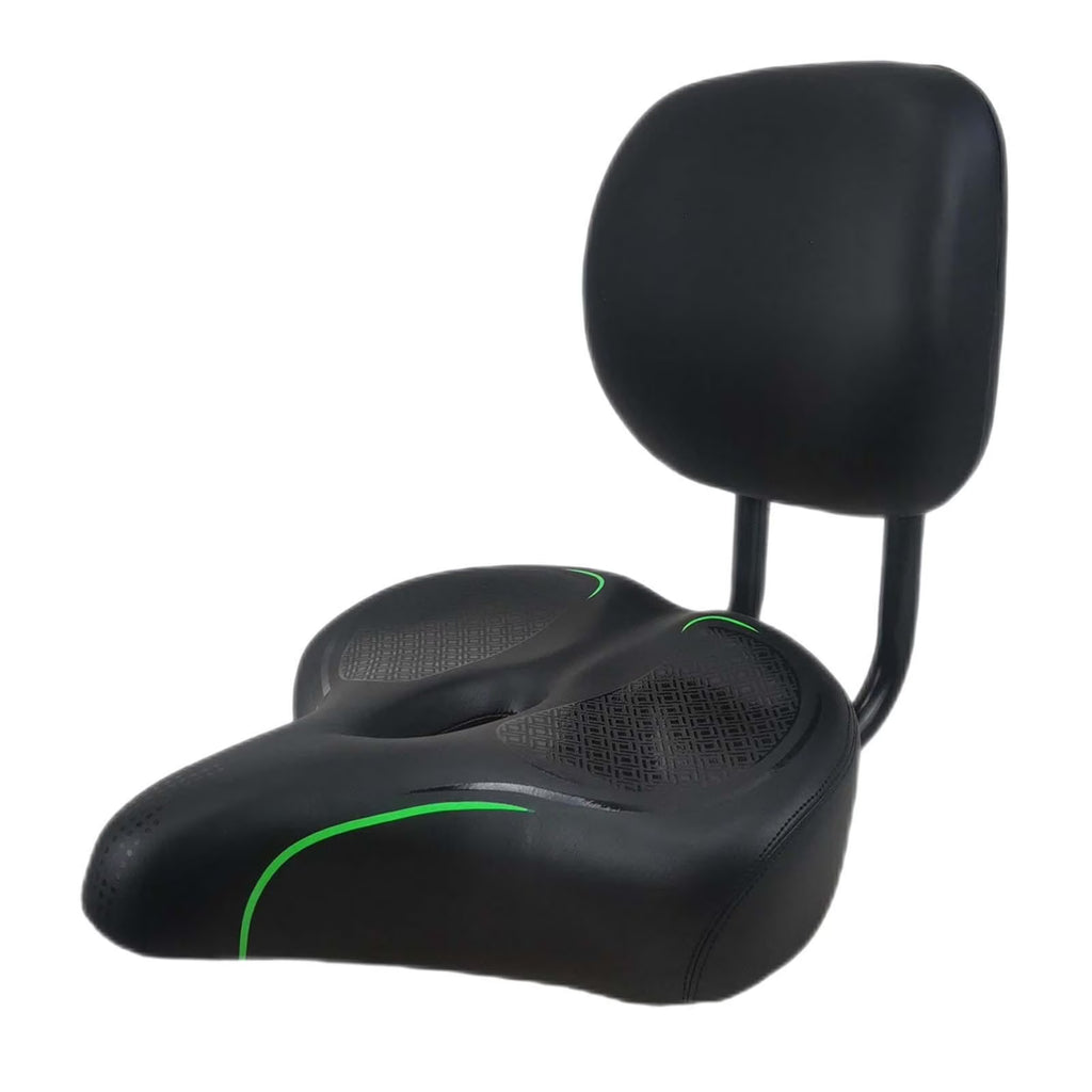 Green Bicycling Bike Seat with Backrest D7126