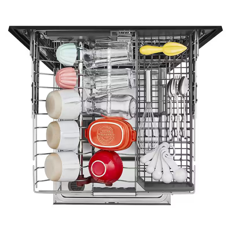 Black Stainless Built-in Dishwasher with Stainless Steel Tub D222706