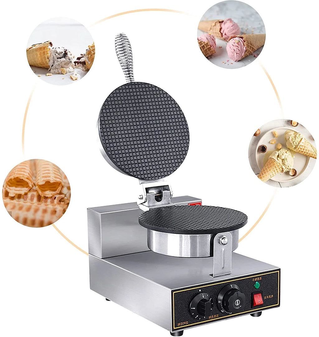 1200W Electric Ice Cream Cone Waffle Maker Machine G788