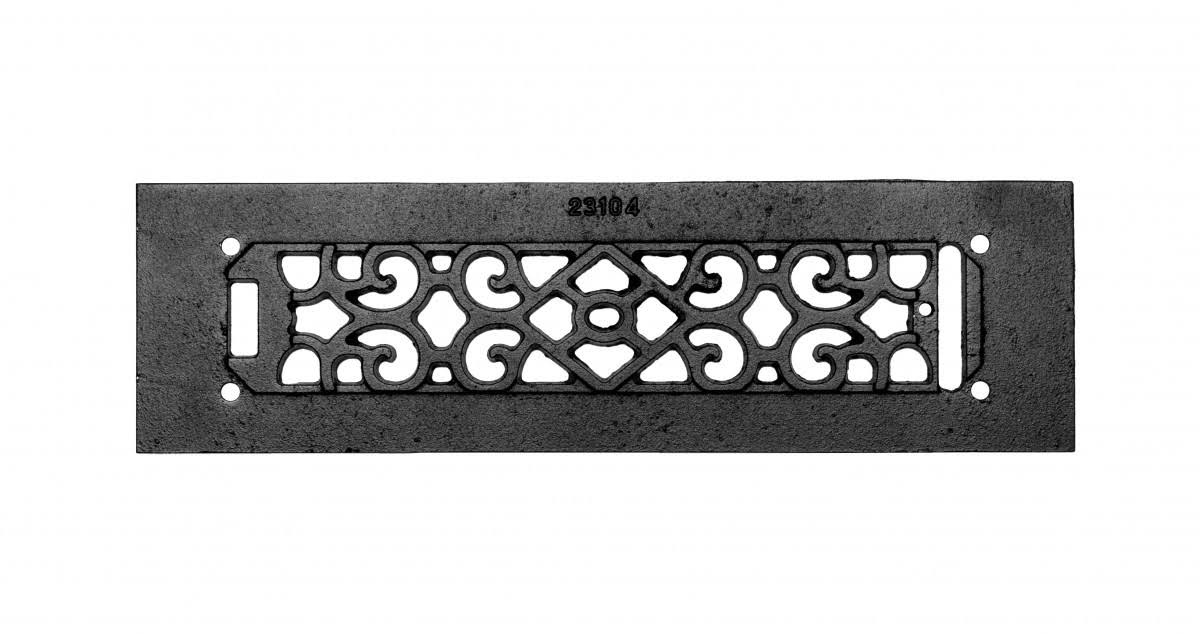 10 Heat Air Grille Cast Victorian 3 1/2 x 12 R9840