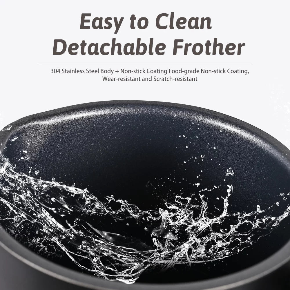 400W 4 in 1 Stainless Steel Electric Milk Frother and Steamer Y929785