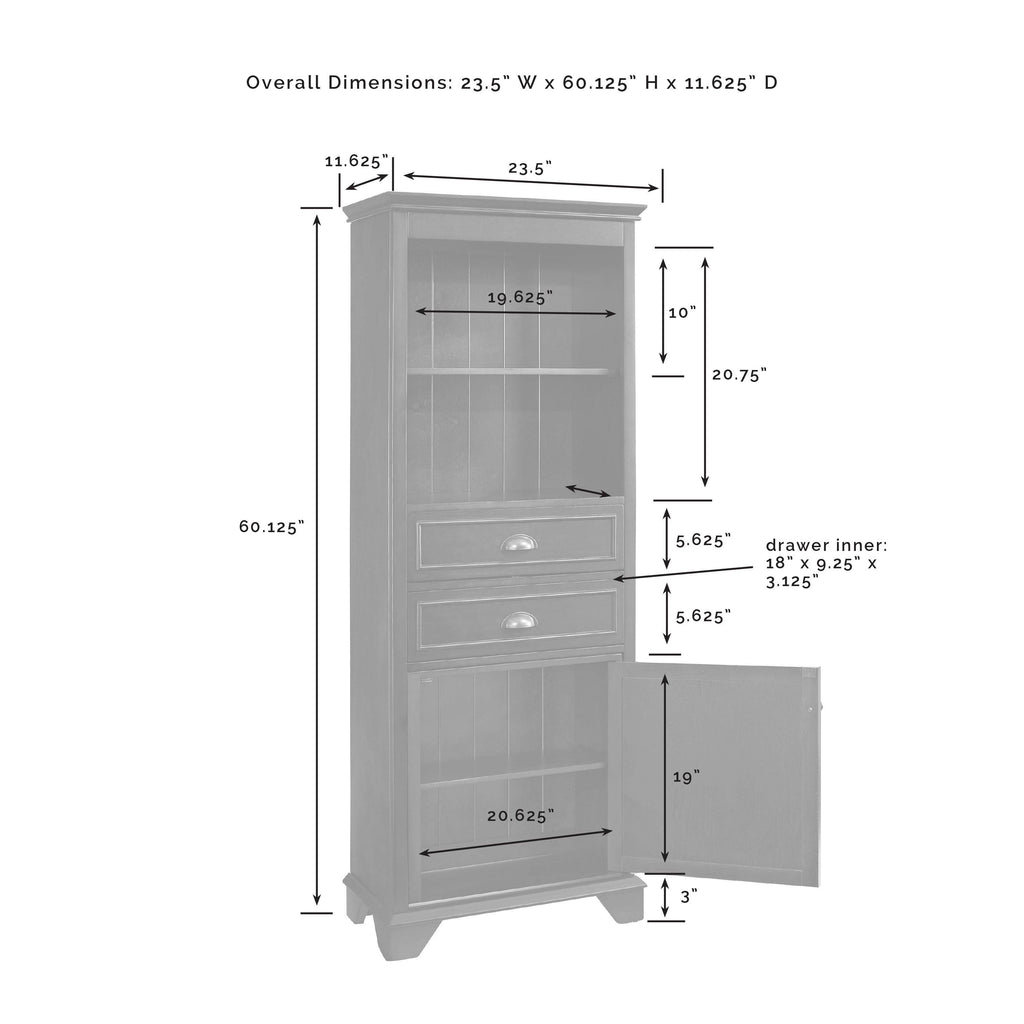 White Bathroom Cabinet I535