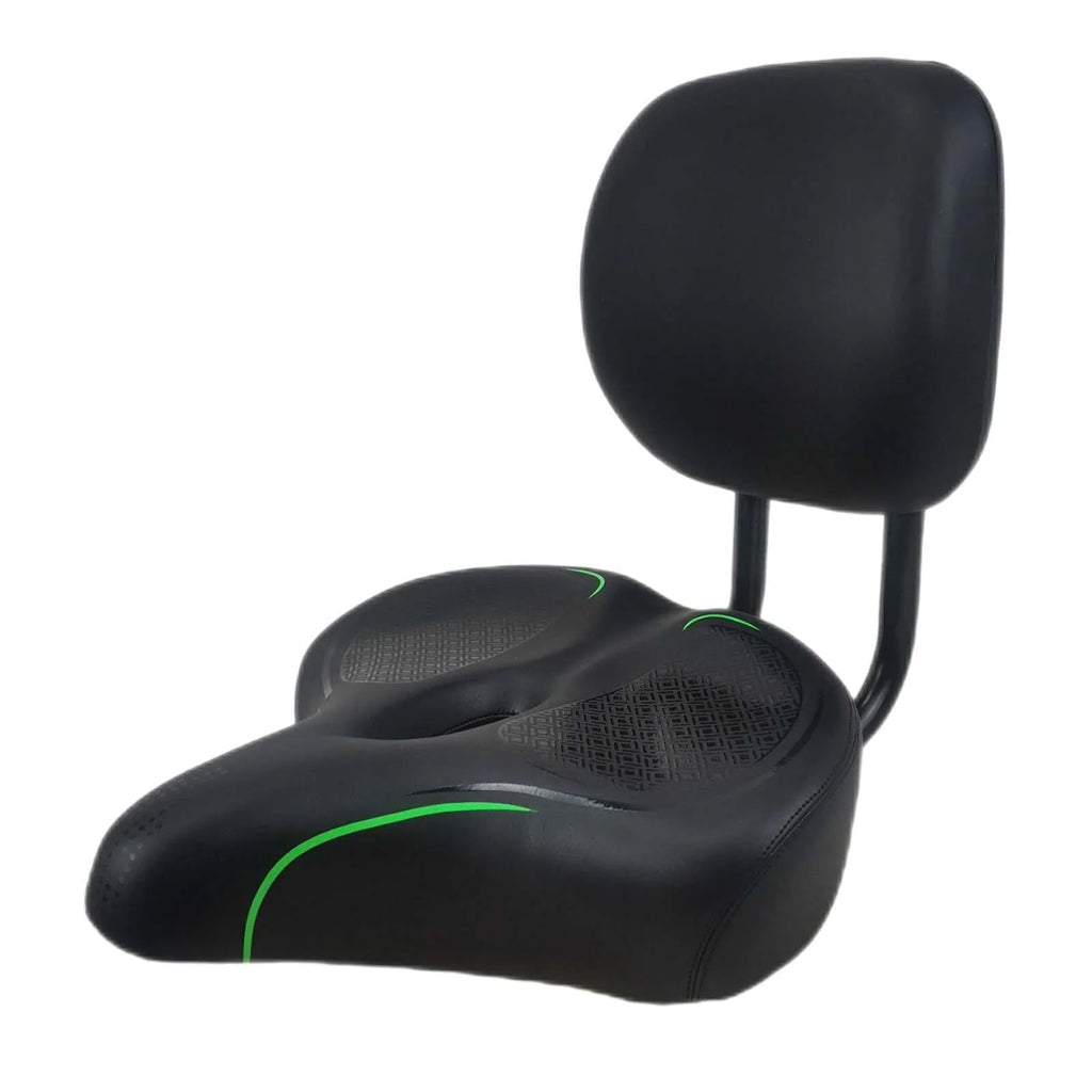 Green Bicycling Bike Seat with Backrest D7126