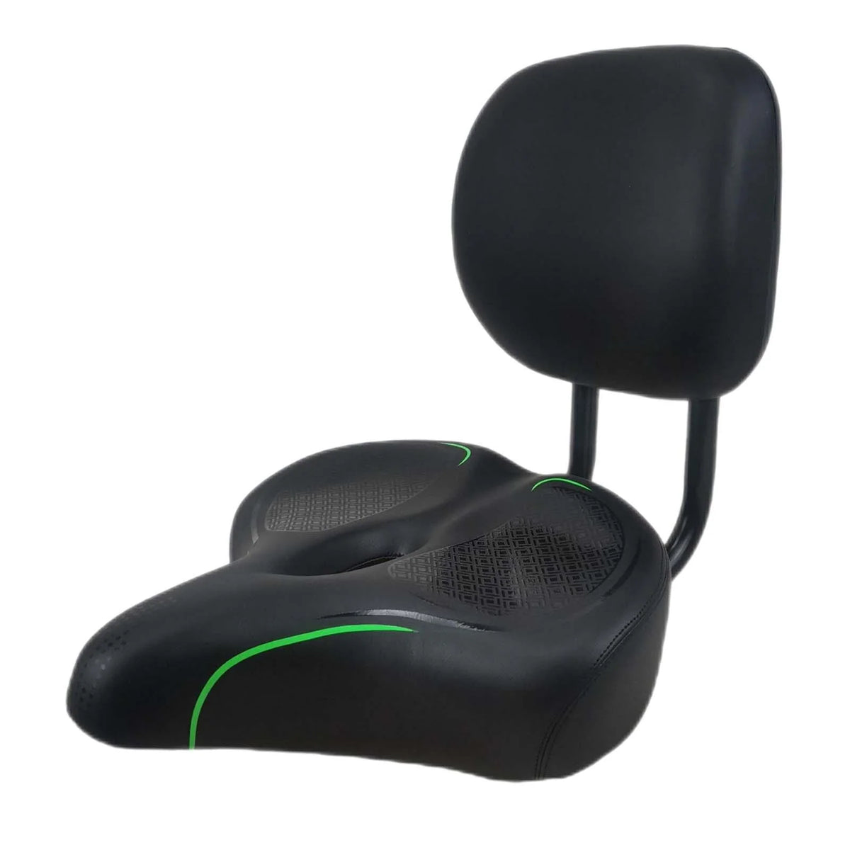 Green Bicycling Bike Seat with Backrest D7126