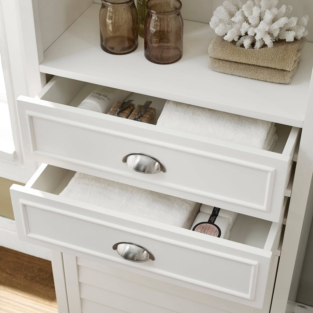 White Bathroom Cabinet I535
