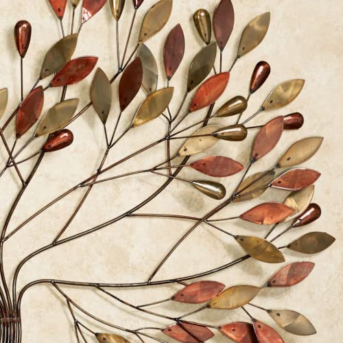 Multi Metallic Metal Wall Art Tree Sculpture G44932