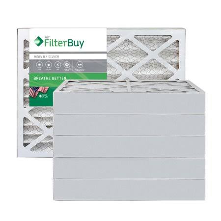 10x10x4 MERV 8 Pleated AC Furnace Air Filter, Pack of 6 V663
