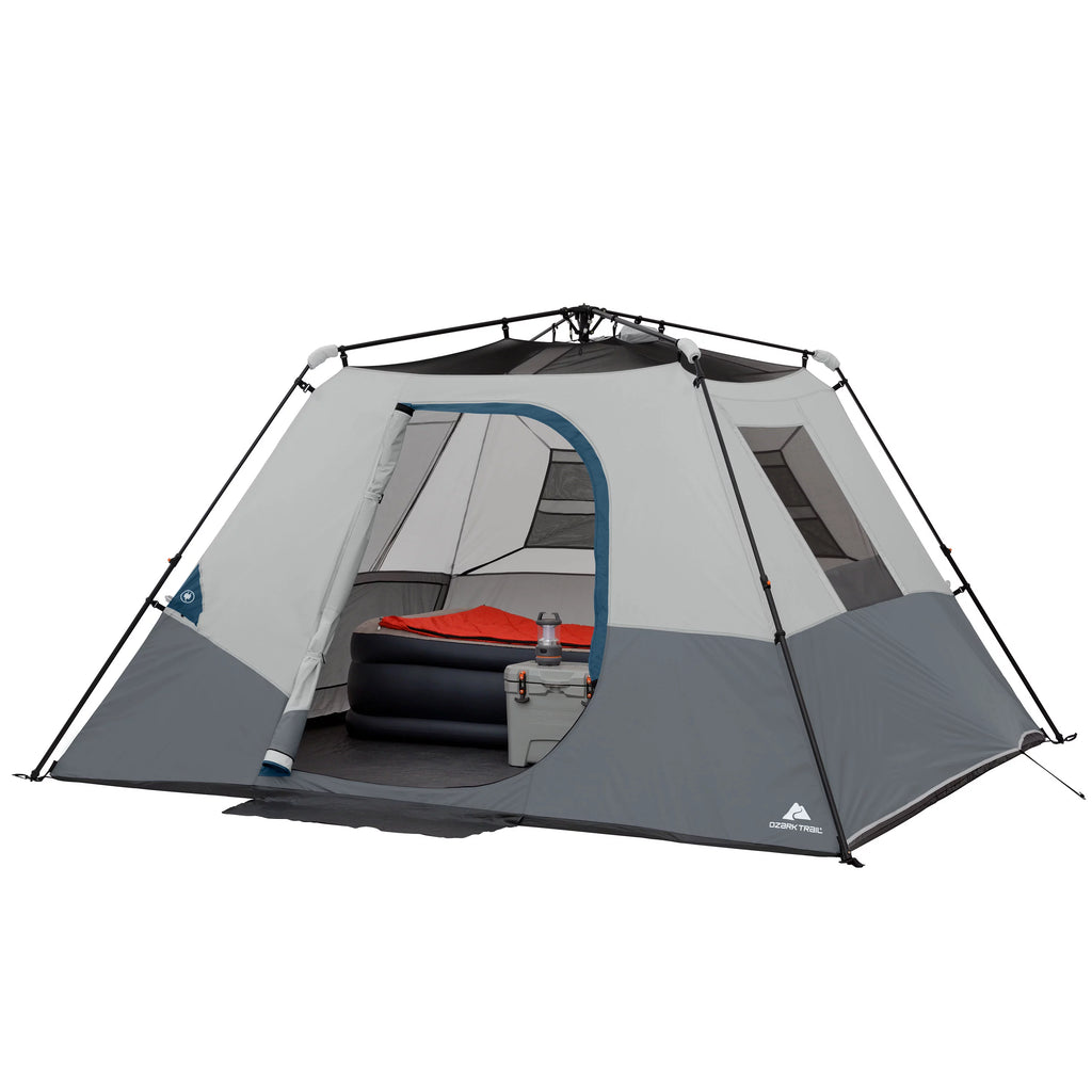 6-Person Instant Cabin Tent with LED Light V282277