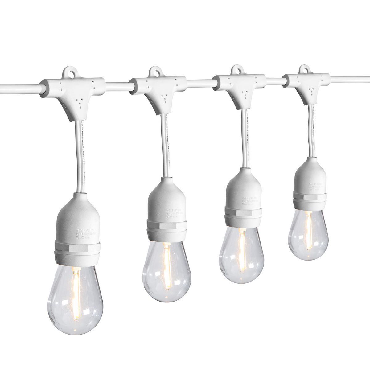 Black LED Outdoor String Lights P244274