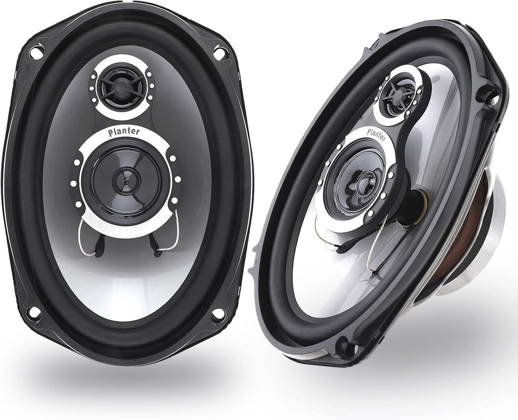 6''x 9'' 1000 Watt Max 3-Way Coaxial Speakers (2 Pack) R88536