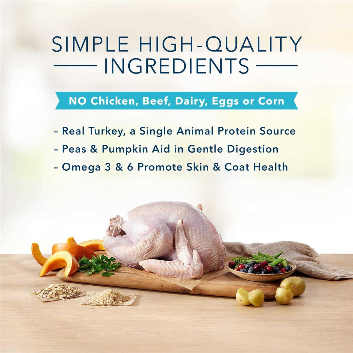 Turkey & Potato Small Breed Dry Dog Food Y216