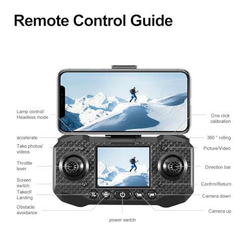 1080P Screen Remote Control Drone with Camera & 8GB Storage Card U2218