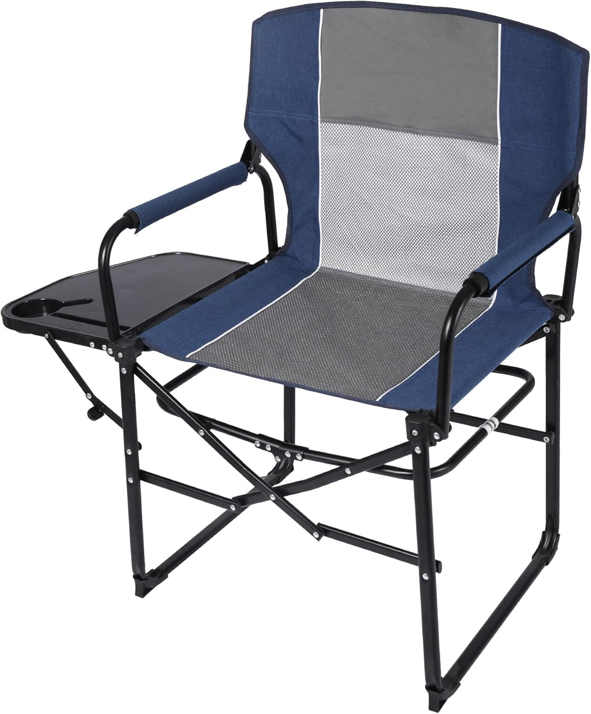 Oversized Heavy Duty Folding Director Chair with Side Table E38744
