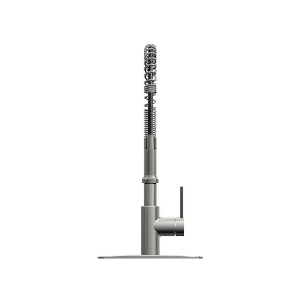 Stainless Steel Single-Handle Pull-Down Kitchen Faucet M95713