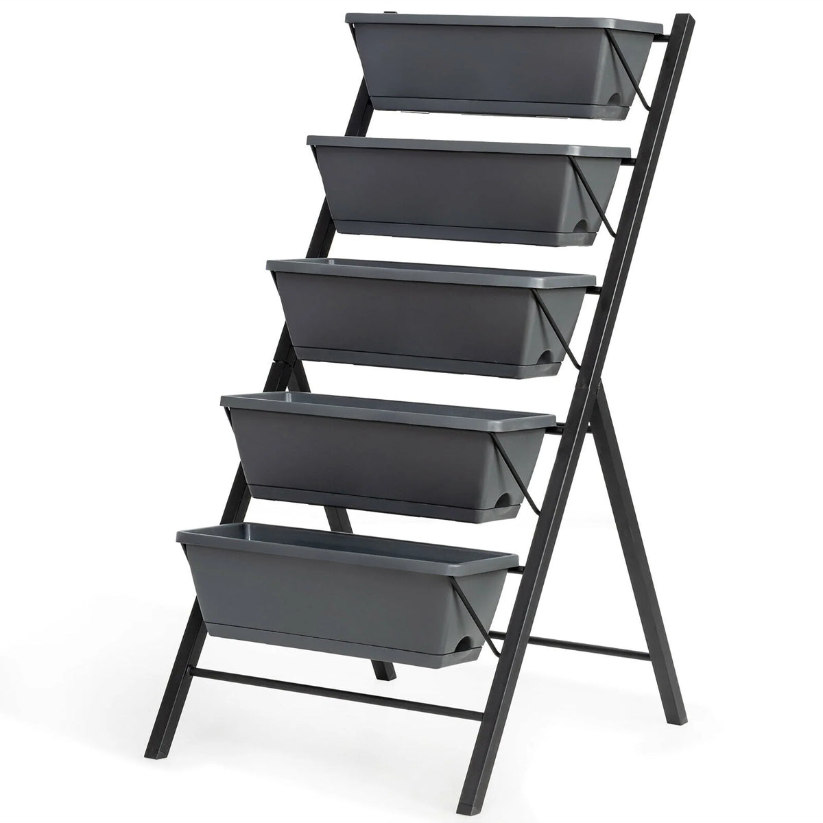 4 ft 5-Tier Vertical Raised Garden Bed Planter Box E1477