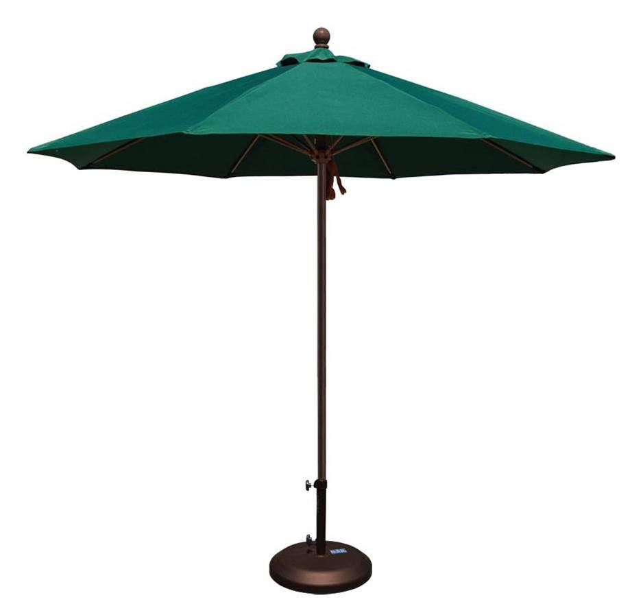 White 9' Market Umbrella S9963