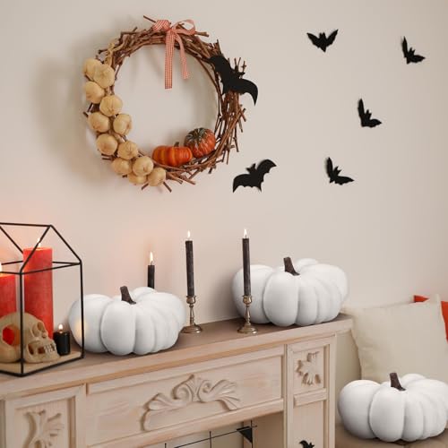 3 Pcs Large Faux Foam Artificial Pumpkin E308459