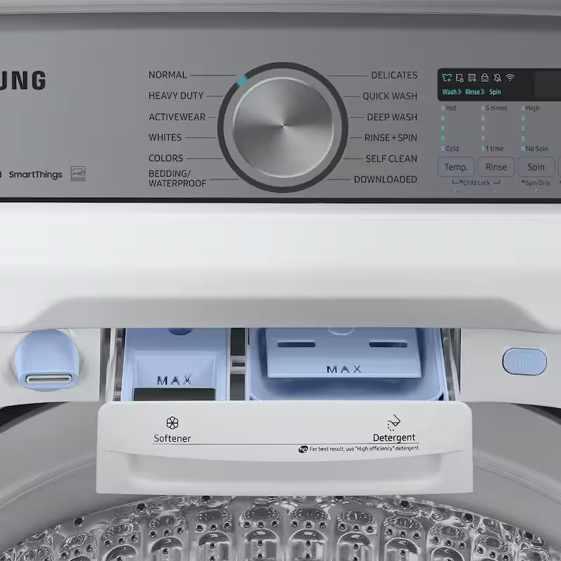 5.2 cu. ft. Smart Top Load Washer with Super Speed Wash in White A4302