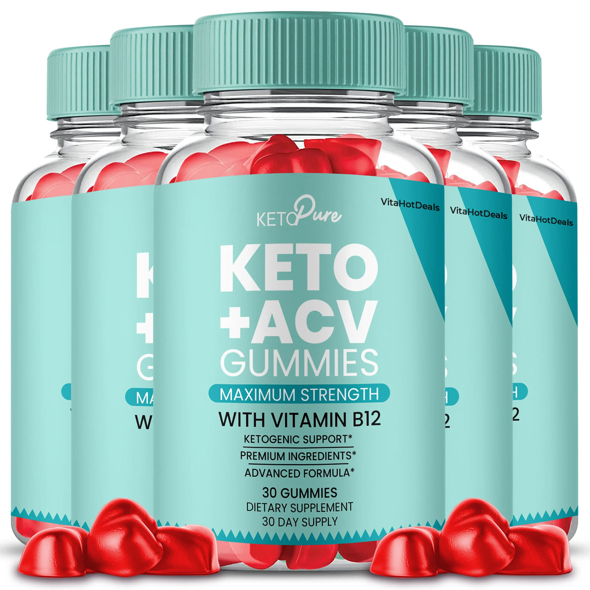 Keto Pure ACV Gummies 5 Pack I52654