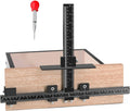Cabinet Hardware Jig, Aluminum Alloy Drill Guide Sleeve Drawer Pull Jig Tool Q126