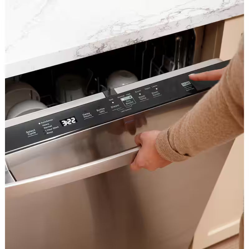 24 in. Built-In Tall Tub Dishwasher in Stainless with 3rd Rack D326