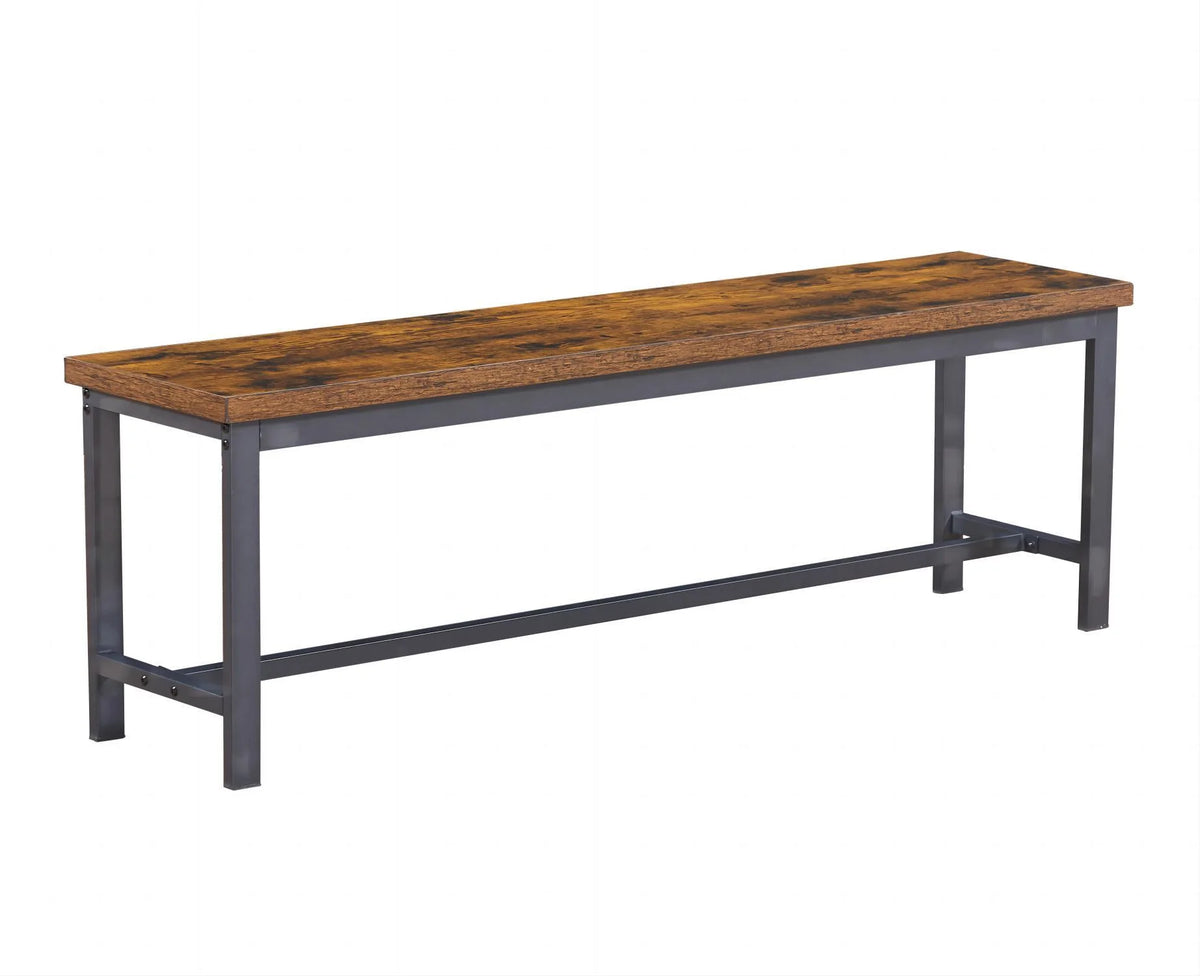 67 Inches 3-Piece Dining Table Set with 2 Benches E263927