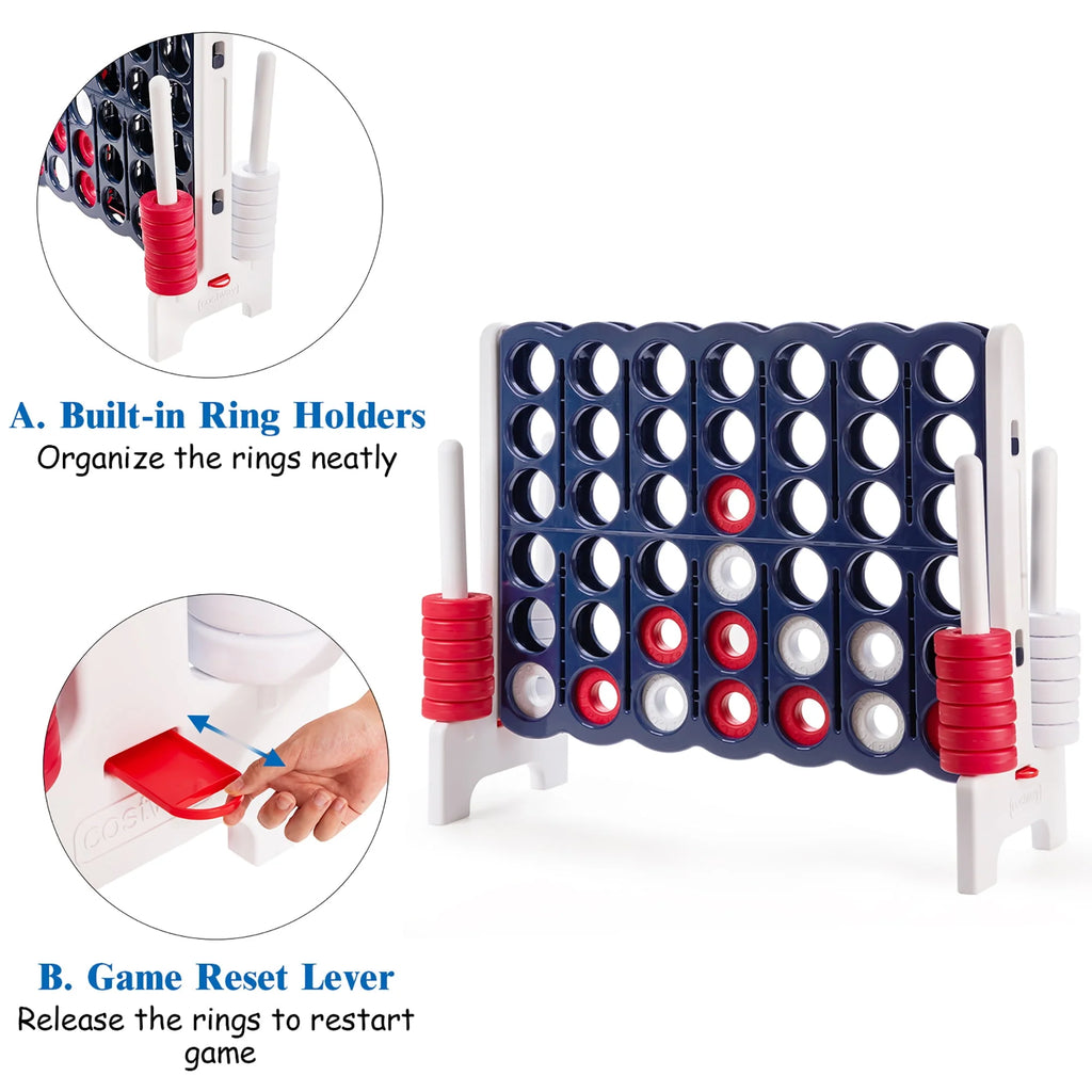 Jumbo 4-to-Score 4 in A Row Giant Game Set A921