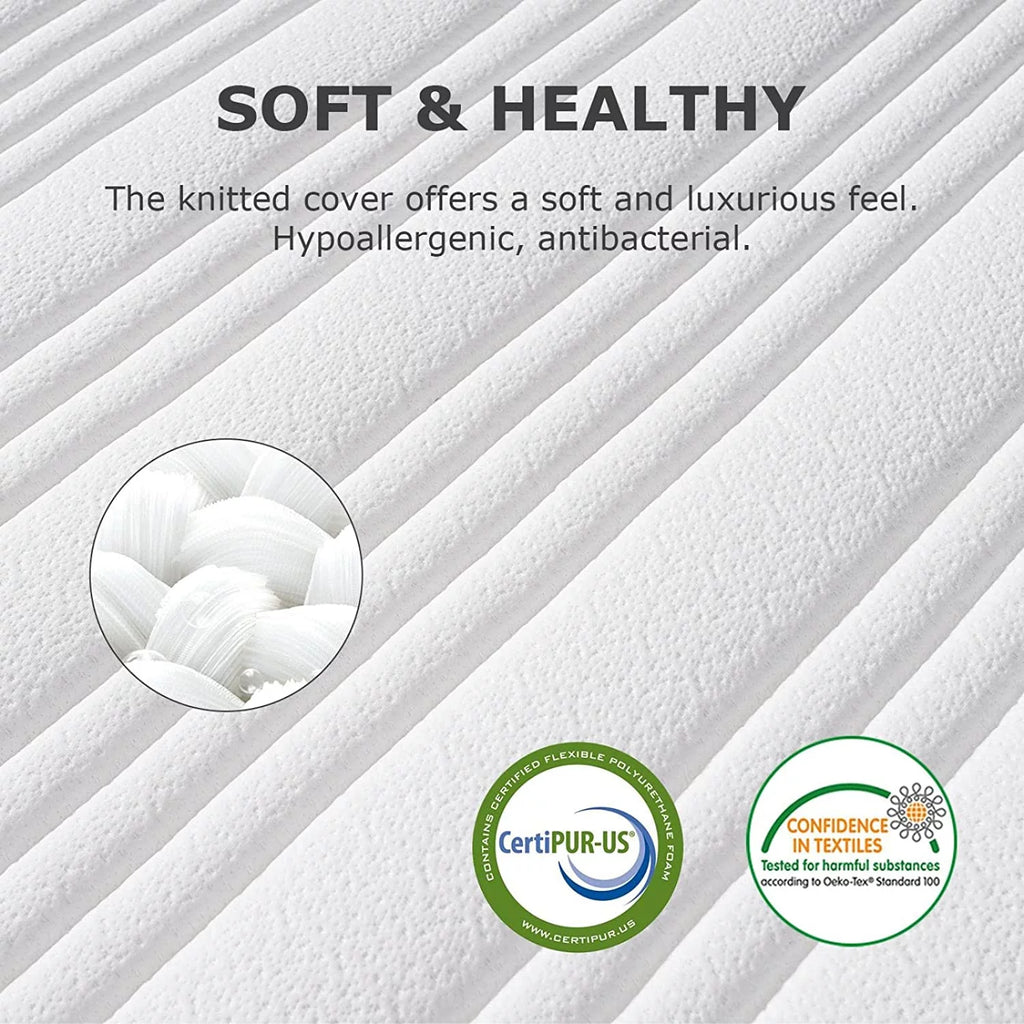 12 Inch King Spring and Memory Foam Hybrid Mattress A115589