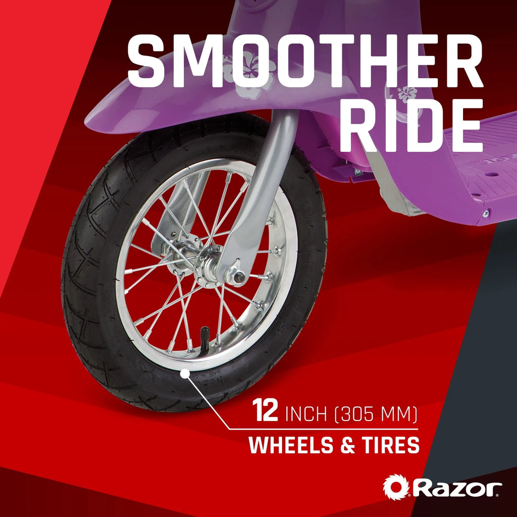 Purple Electric Scooter S6176