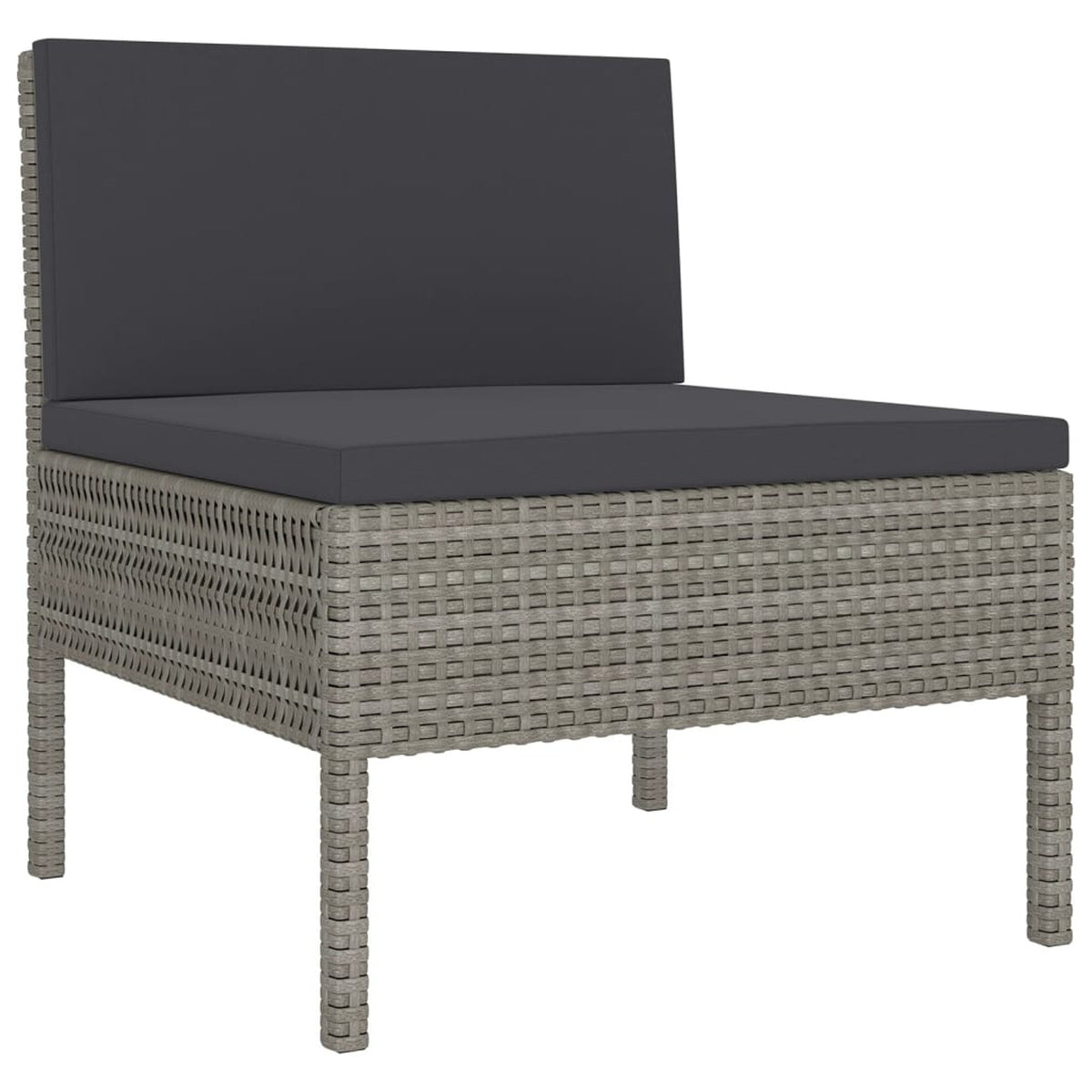 9 Piece Poly Rattan Outdoor Sectional Sofa Set C582070