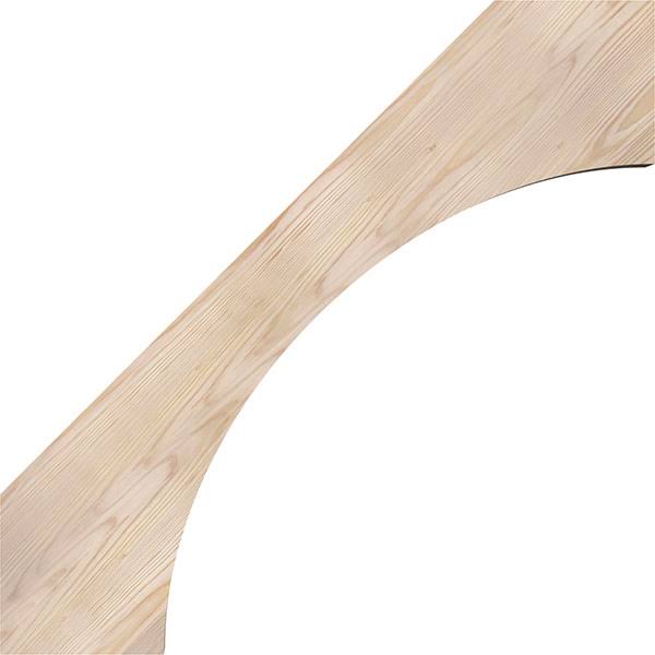 3 1/2x22W x 30x22D x 30x22H Smooth Brace, Douglas Fir U917377