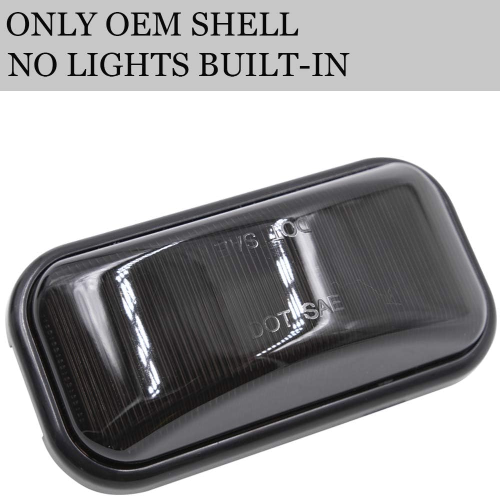 10pcs Smoked Lens Cab Roof Lamps Housing W884482