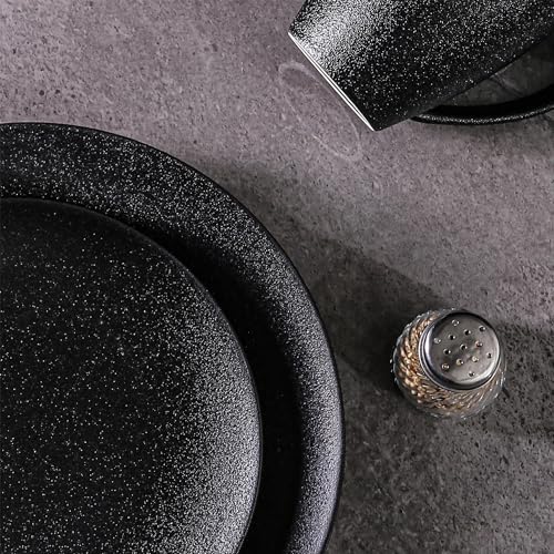 16-Piece Porcelain Dinnerware Set, Service for 4, Blue S419