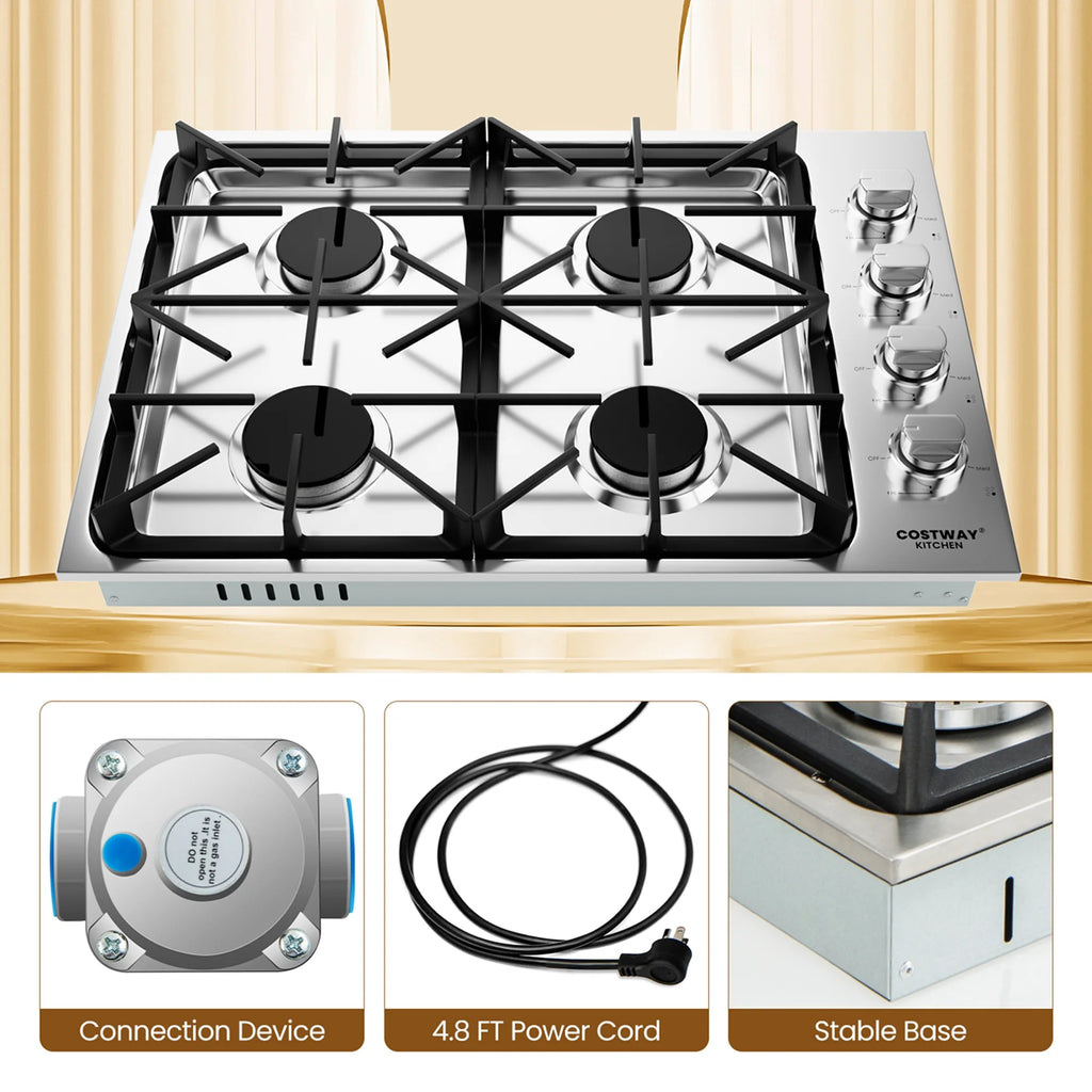 30 Gas Cooktop with 4 Sealed Burners K473723
