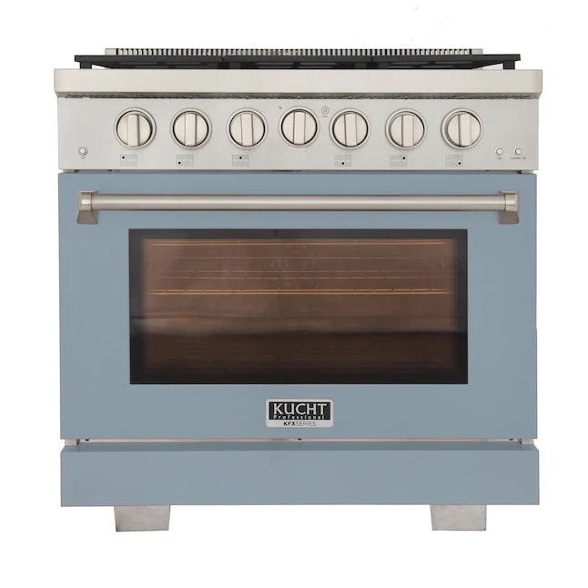 36 5.2 cu. ft. Propane Gas Range Light Blue K8909