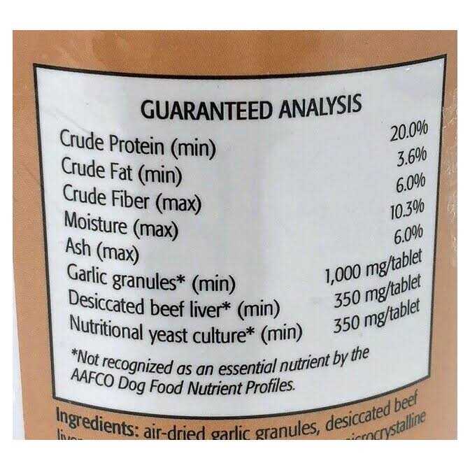 Garlic Chewables 180Tabs for Dogs F542012