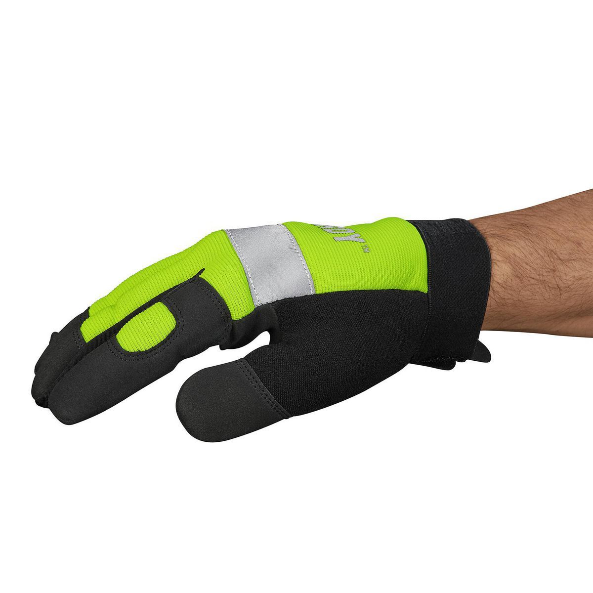 High-Visibility Work Gloves Large J675696