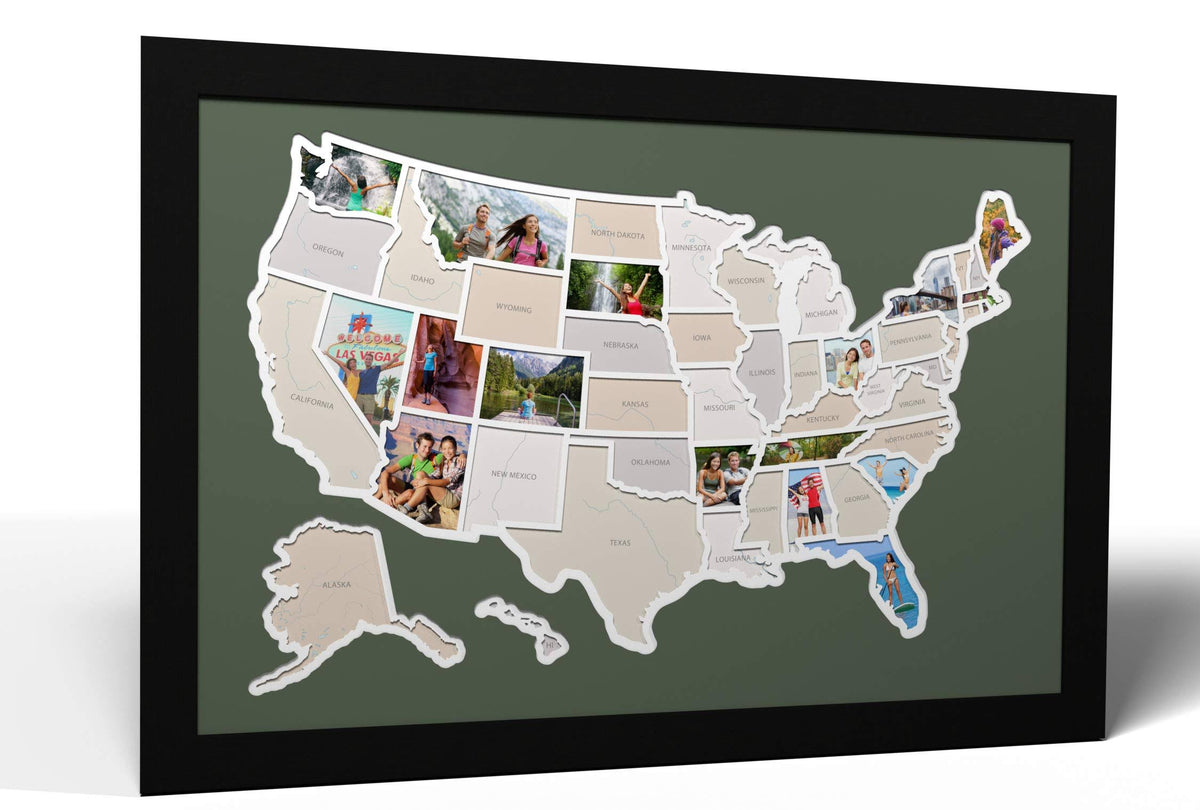 USA Photo Map B4847