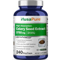 Celery Seed Extract Capsules 3750mg 240 Veggie Caps F962830