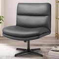 Armless PU Padded Swivel Desk Chair Y30604