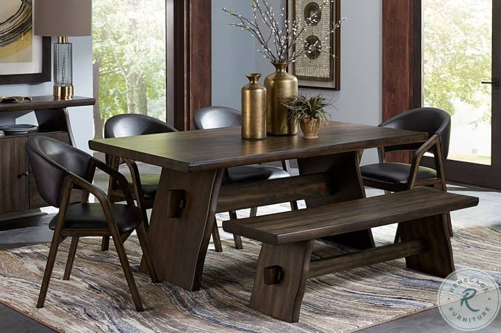 Dark Brown Arm Chair Set of 2 J618233