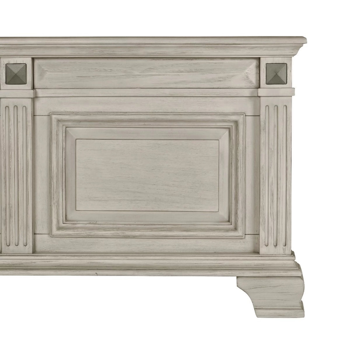 Queen Wood Bedroom Set with Dresser Mirror Nightstand Chest A6476