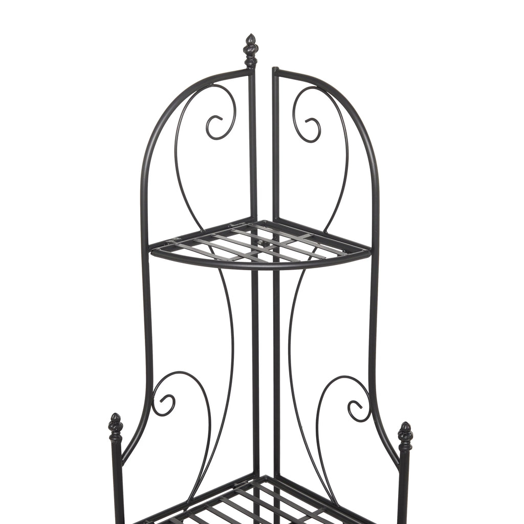 Black Iron Contemporary Bakers Rack K208285